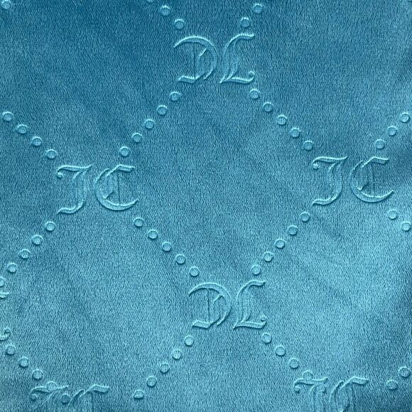 Juicy Couture Velour Lounge Wear Pajama Top Women’s Med Teal Blue Cozy Comfort - Picture 15 of 16